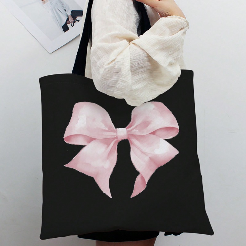 Women Bags For Work - ROMWE Tas Bahu Kanvas Pola Pita