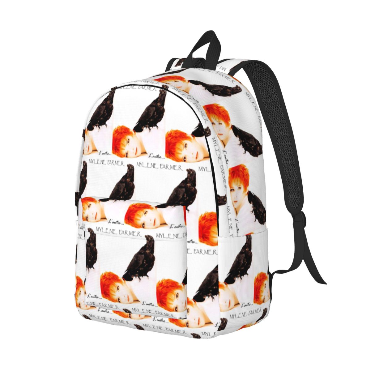 Women Bags Farmers - Mylene Farmer Backpack Daypack Tas Buku