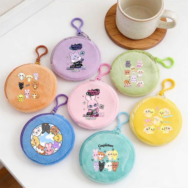 Women Bags And Purses - Kpop ATEEZ Dompet Koin Idola Gantungan