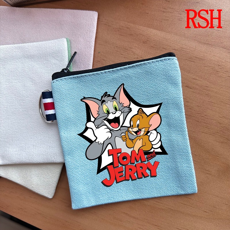 Women Bags And Purses - Dompet Koin Tom dan Jerry Pola