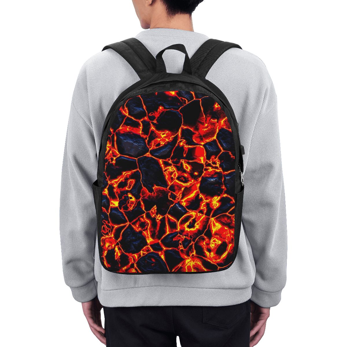 Women'S Bag - Tas Ransel Magma Volcano Lava Fire,
