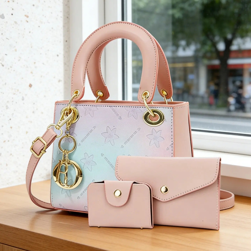 Women Bags And Purses - Set Tas Selempang Cetak Gradien, Tas