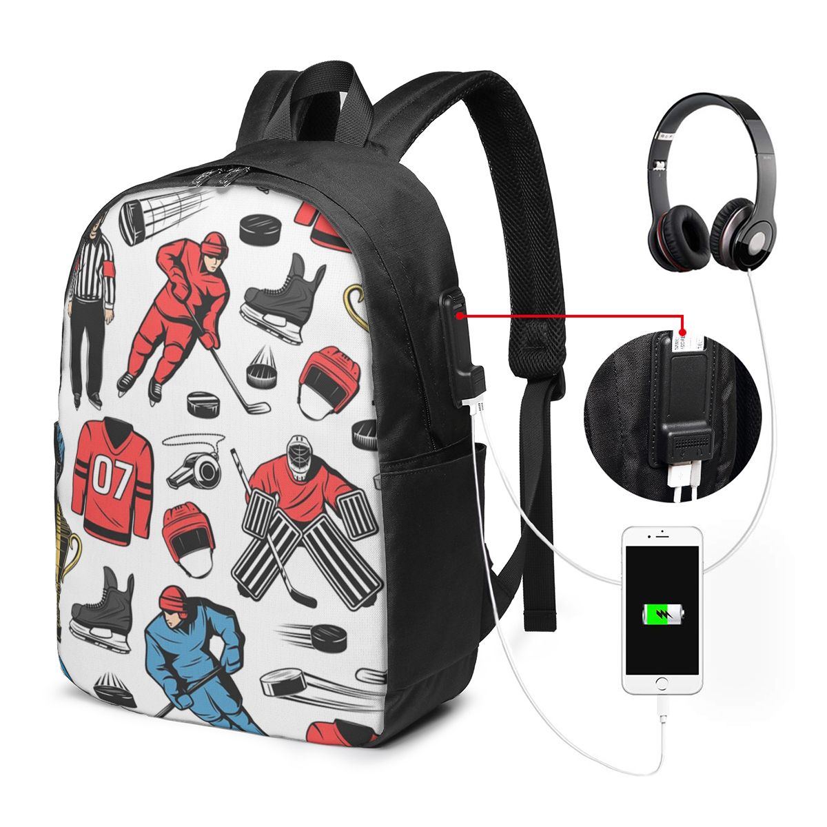 Women'S Bag - Tas Ransel Pemain Hoki Es di