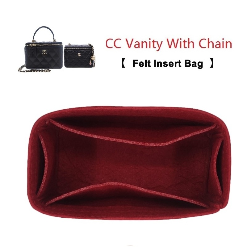 Women Vanity Bags - Organizer Tas Felt Insert untuk CC