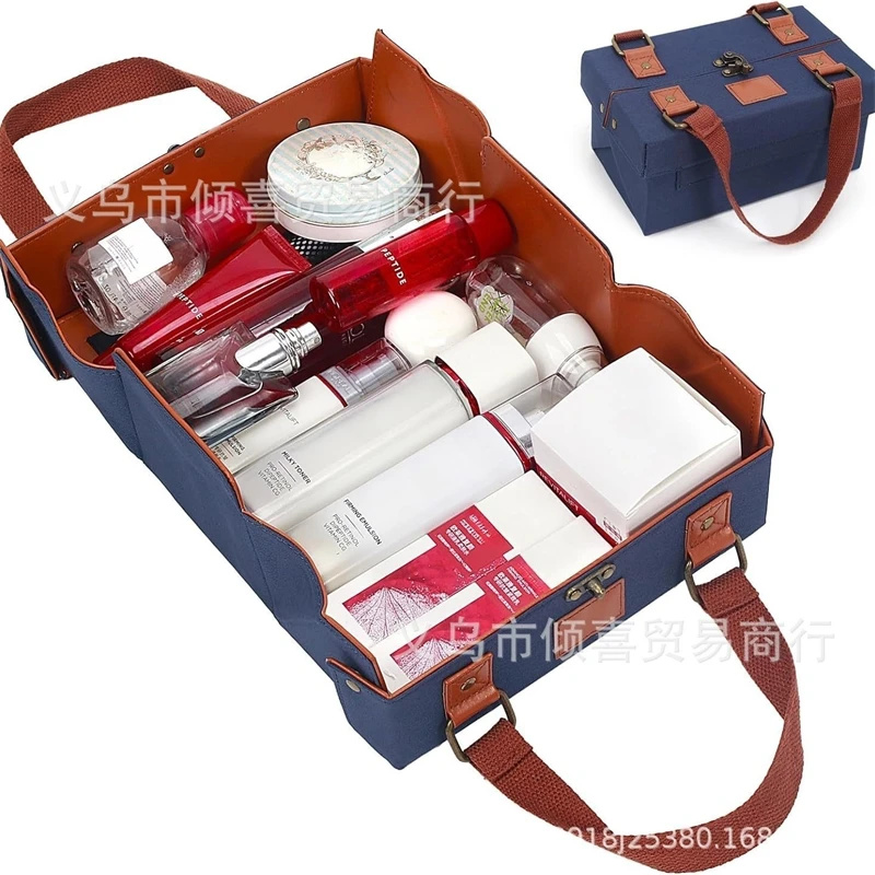 Women Vanity Bags - Tas Kosmetik Kulit Magnetik, Organizer Makeup,