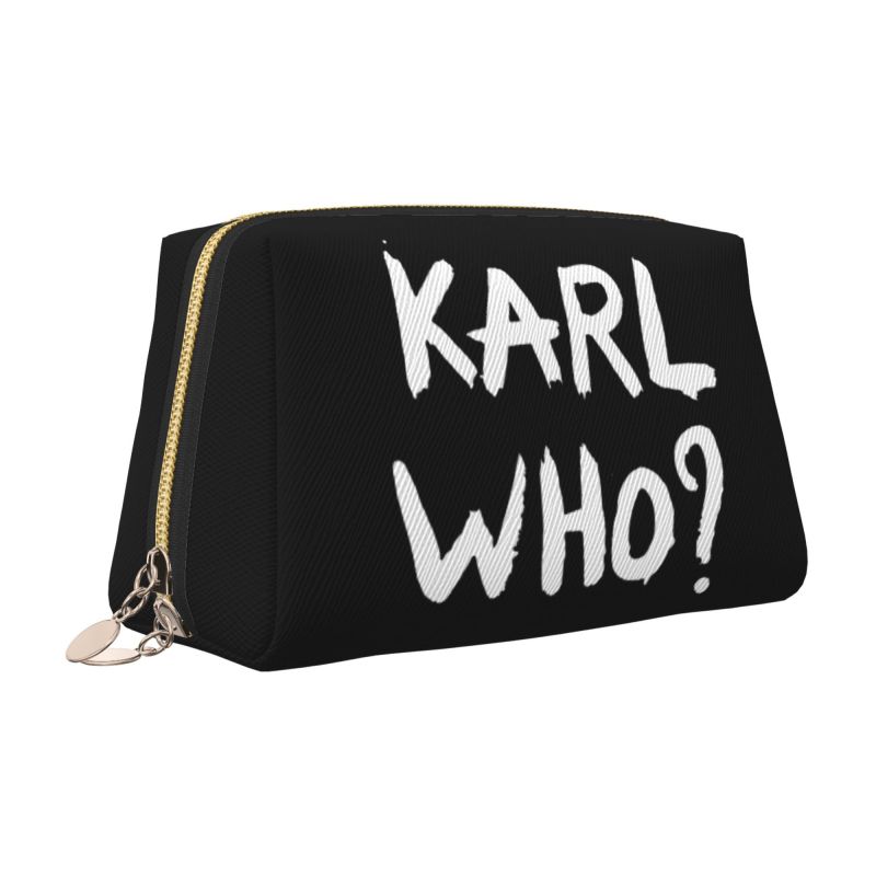 Women'S Karl Bags - Karl Who Print Tas Makeup Kulit