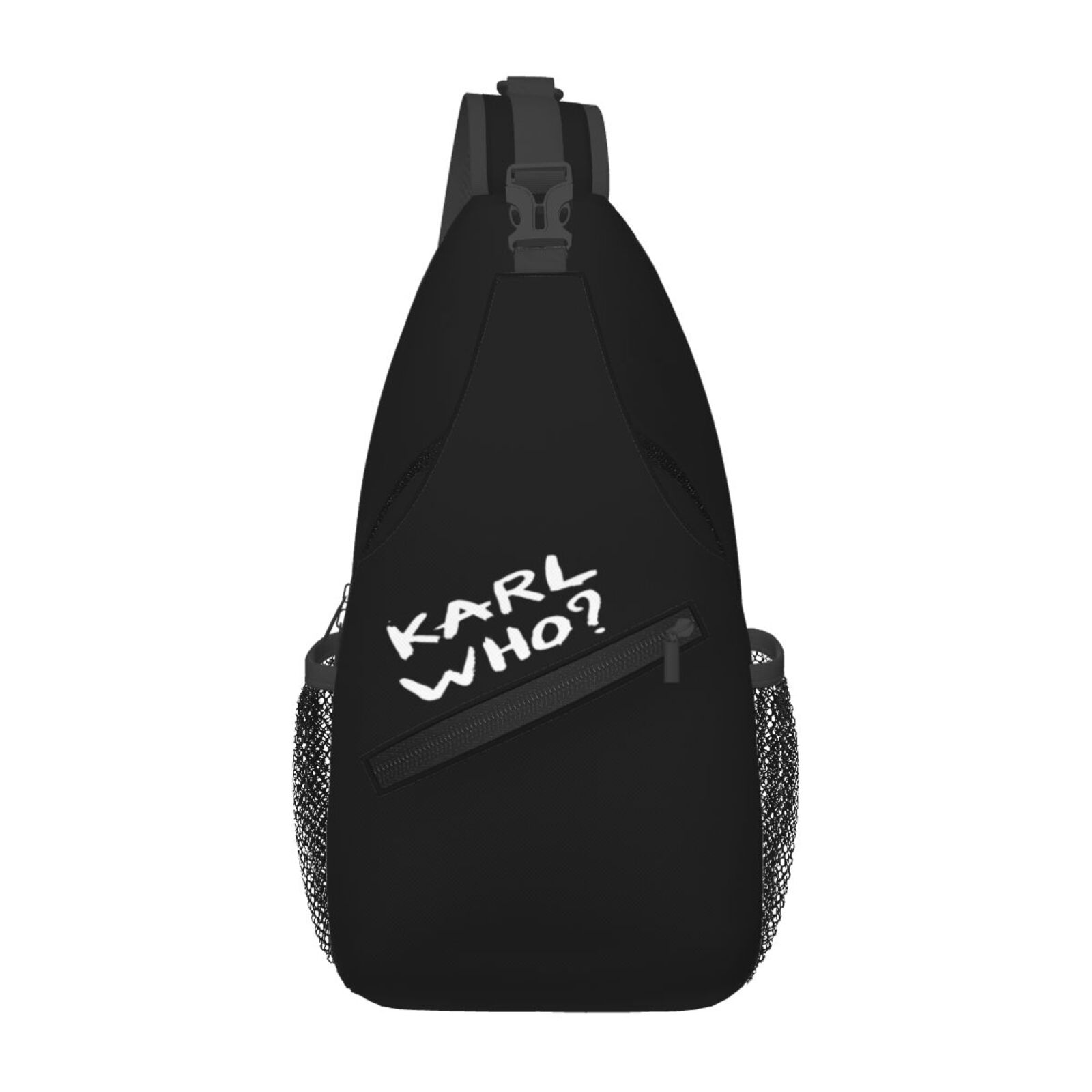 Women'S Karl Bags - Karl Who Text Pattern Chest Bags