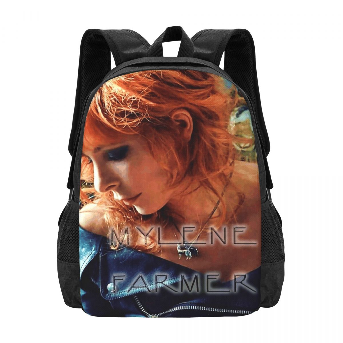 Women Bags Farmers - Mylene Farmer French Singer Backpack Diskon