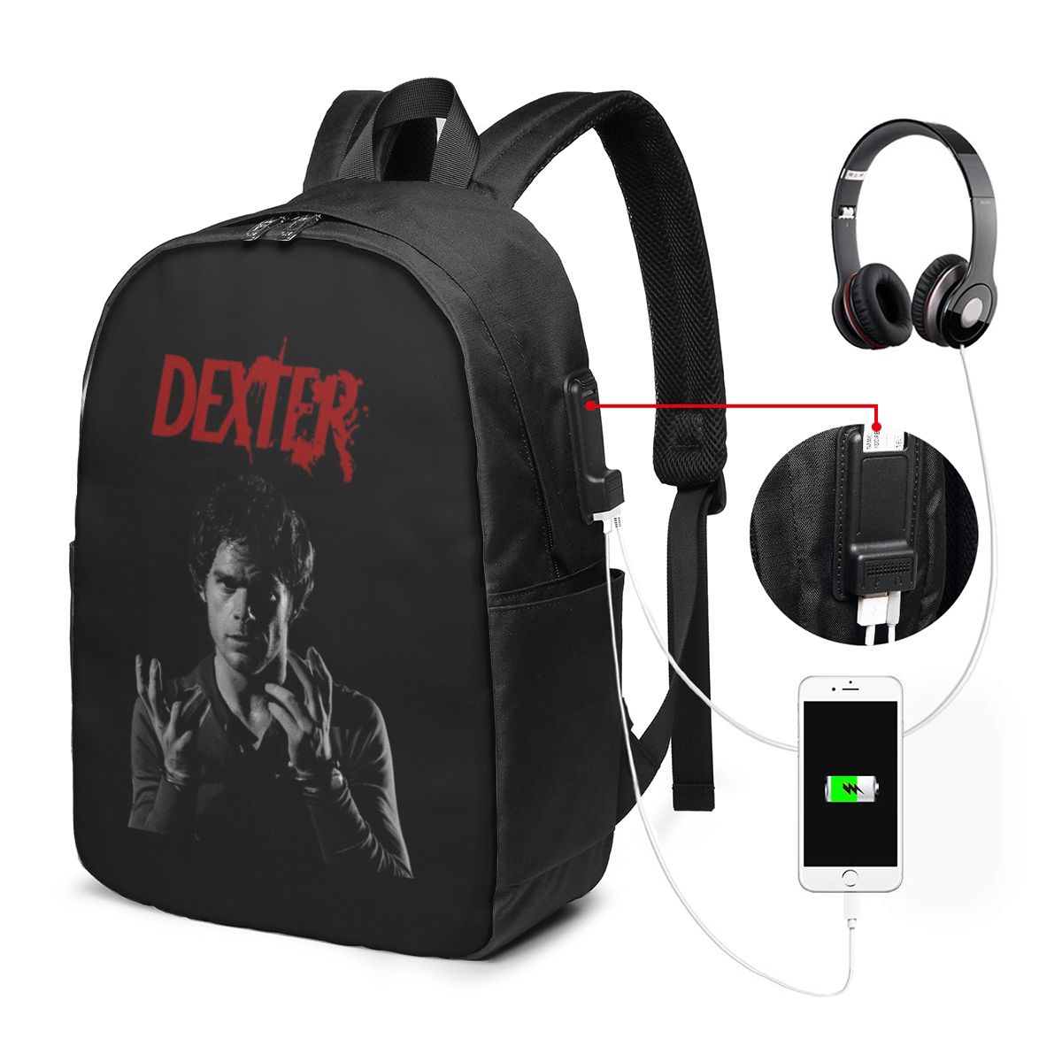 Women'S Bag - Tas Ransel Film Dexter Morgan Tas