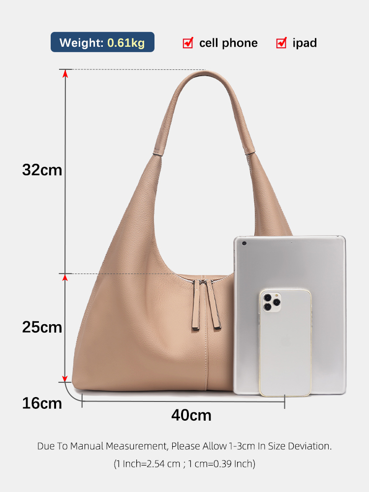 Tas Hobo Kulit Asli Wanita Zen - Women Bags For Work ulasan dan harga