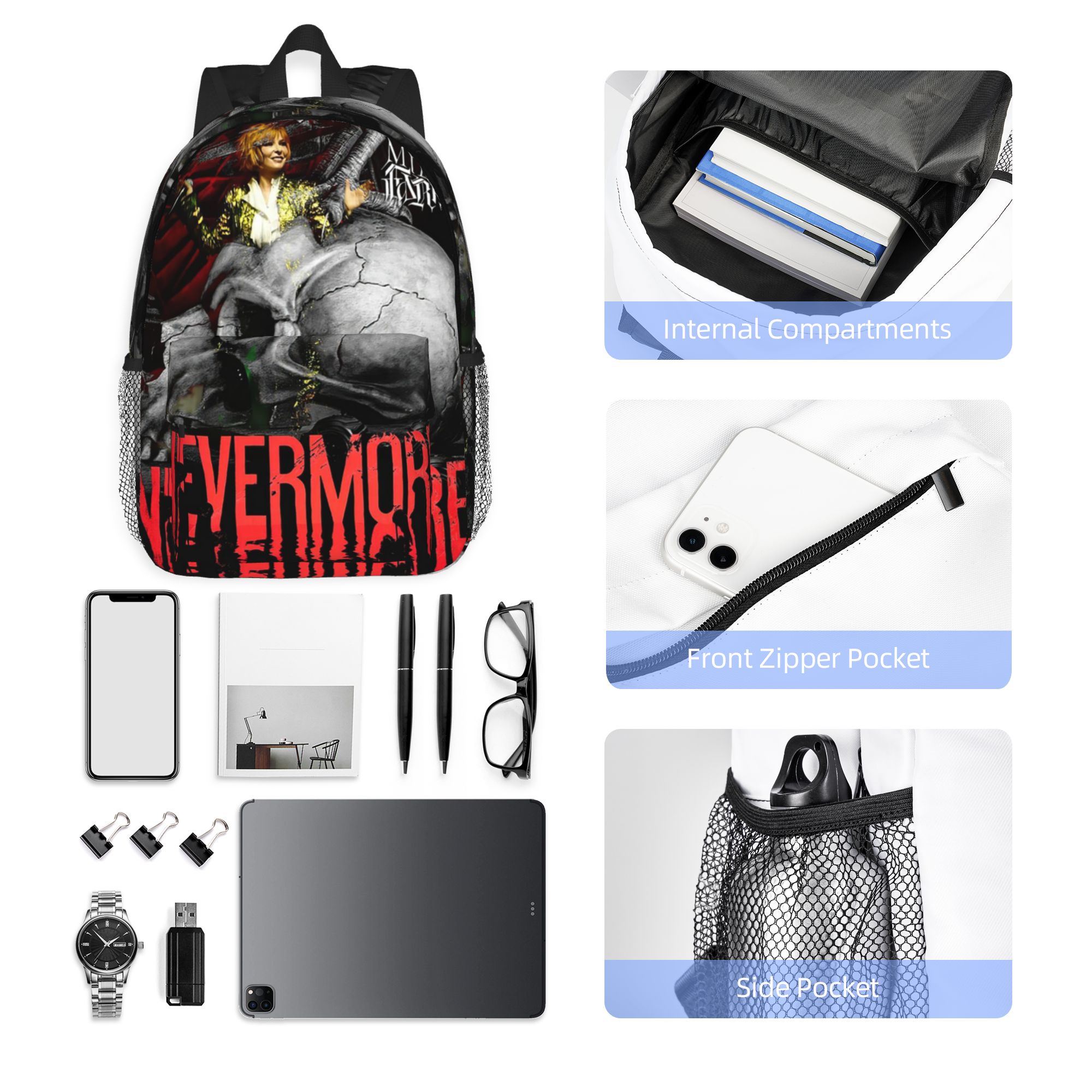 Nevermore Skeleton Mylene Farm - Women Bags Farmers ulasan dan harga
