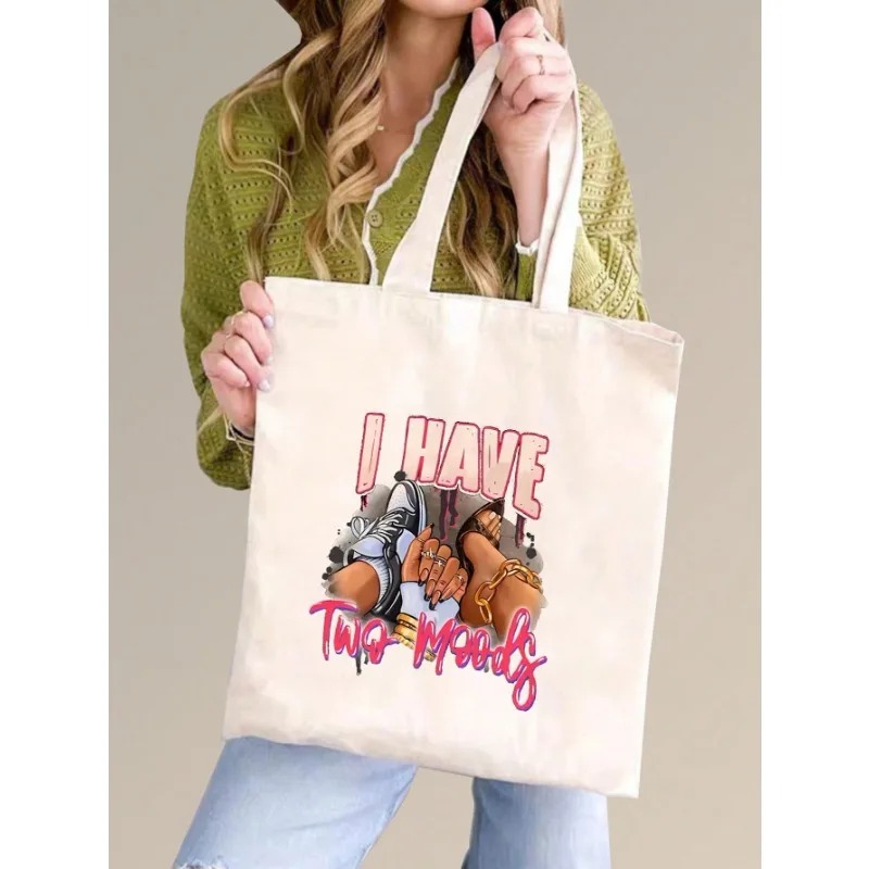 ROMWE Tas Bahu Kanvas Pola Pit - Women Bags For Work ulasan dan harga