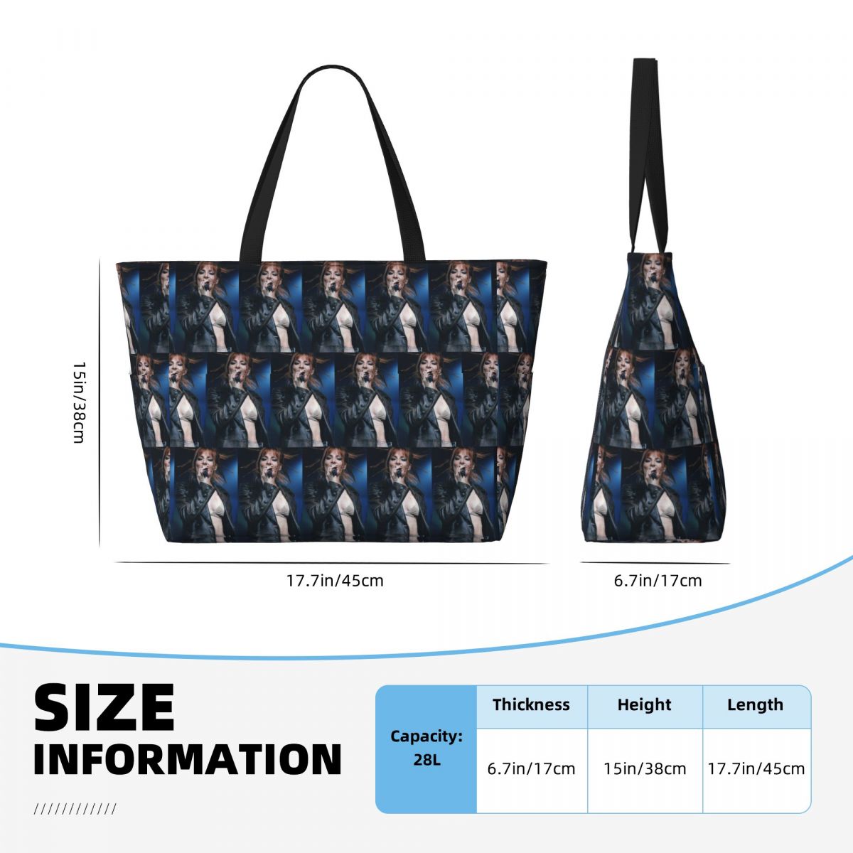 Mylene Farmer Beach Tote Bag S - Women Bags Farmers ulasan dan harga
