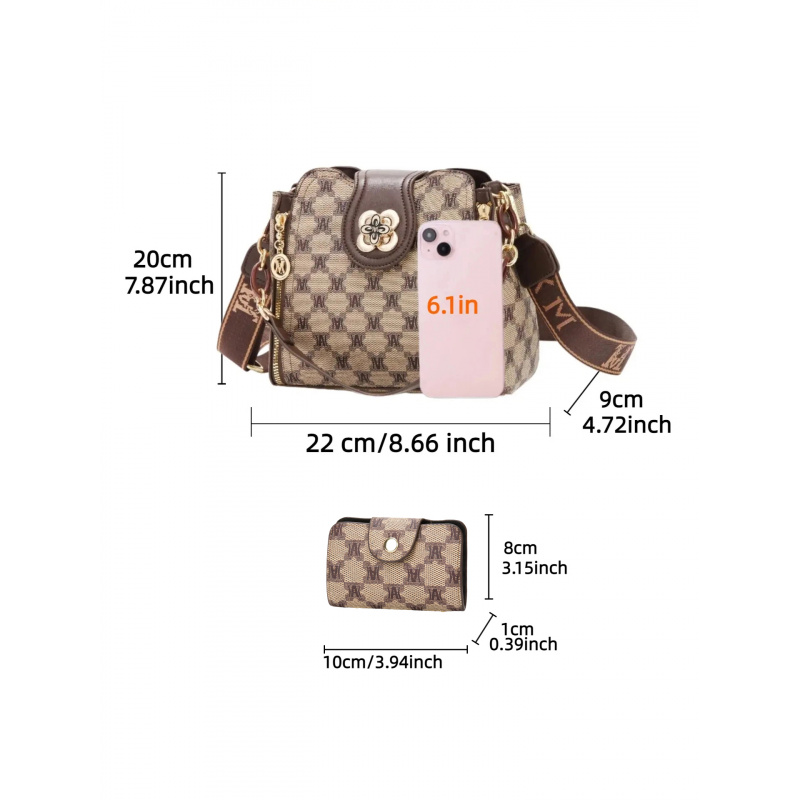 Tas selempang bermotif huruf v - Women Bags For Work ulasan dan harga