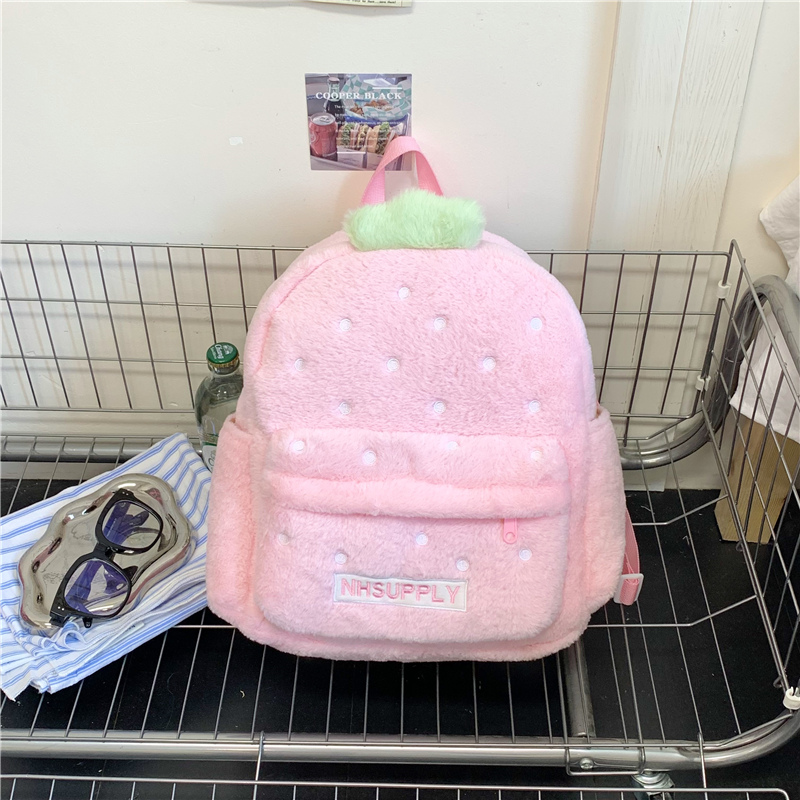 Tas Ransel Plush Strawberry Kl - Women Bags For Sale ulasan dan harga