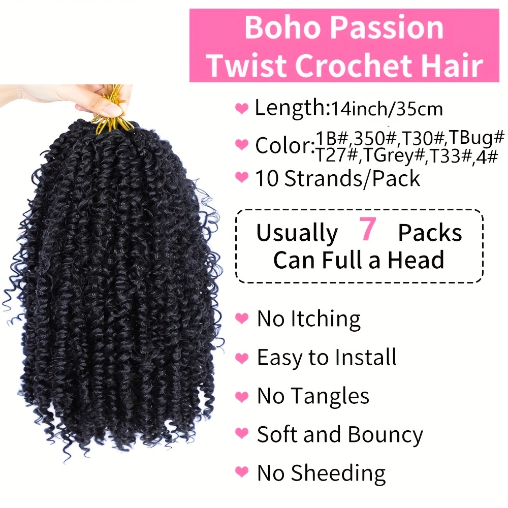 Rambut Passion Twist 10 inci,  - Women Bags Pack ulasan dan harga