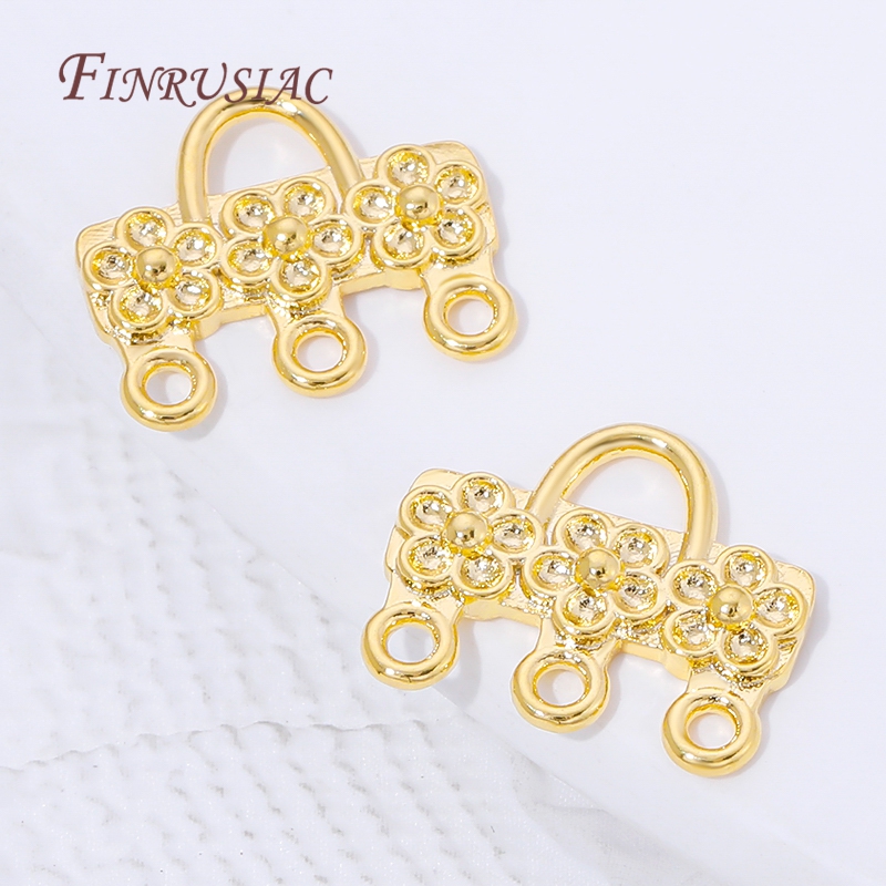 Konektor Anting Bentuk Bunga L - Women Bags Gold ulasan dan harga