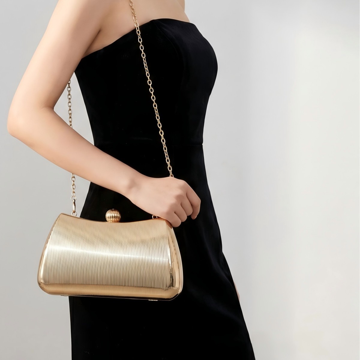 Tas tangan wanita elegan berte - Women Bags Gold ulasan dan harga