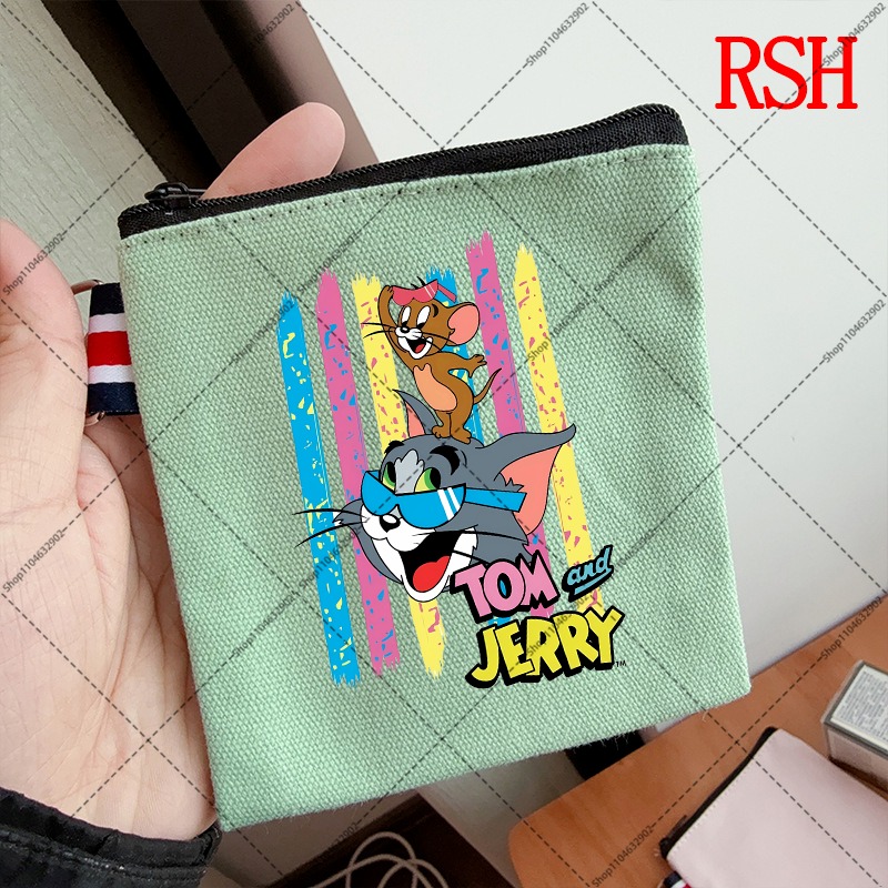 Dompet Koin Tom dan Jerry Pola - Women Bags And Purses ulasan dan harga