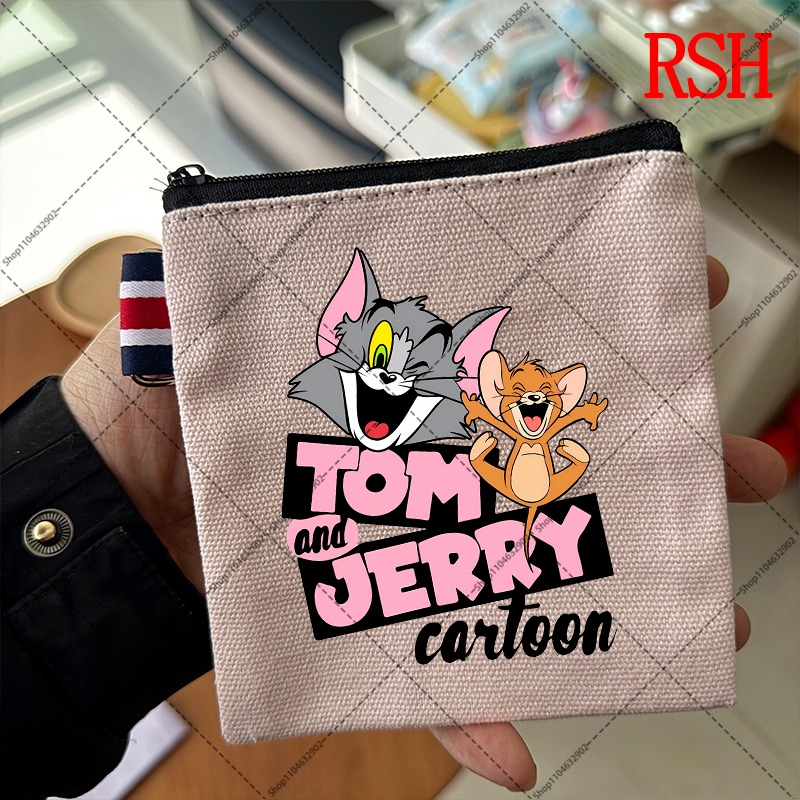 Dompet Koin Tom dan Jerry Pola - Women Bags And Purses ulasan dan harga