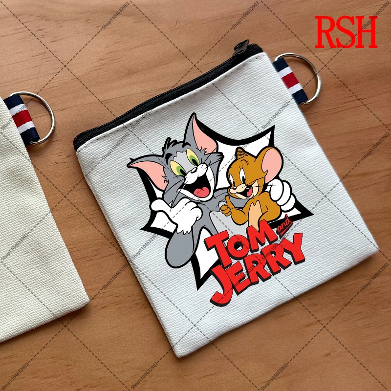 Dompet Koin Tom dan Jerry Pola - Women Bags And Purses ulasan dan harga