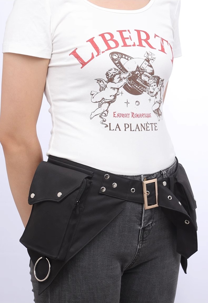 Tas Pinggang Punk Abad Perteng - Women Bags Pack ulasan dan harga
