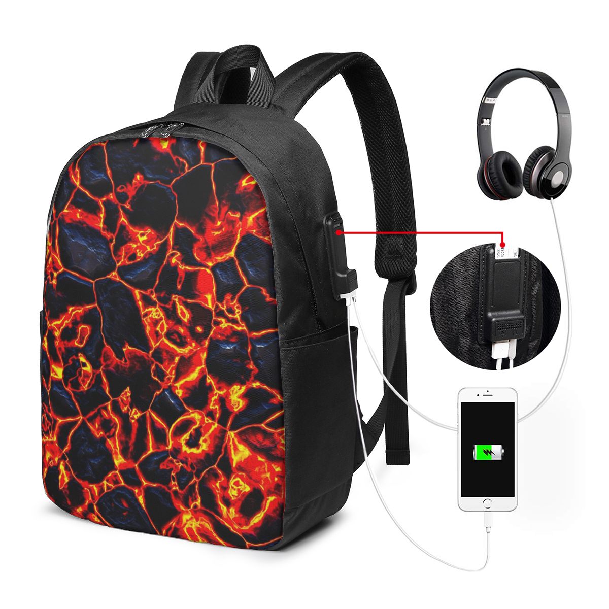 Tas Ransel Magma Volcano Lava  - Women'S Bag ulasan dan harga