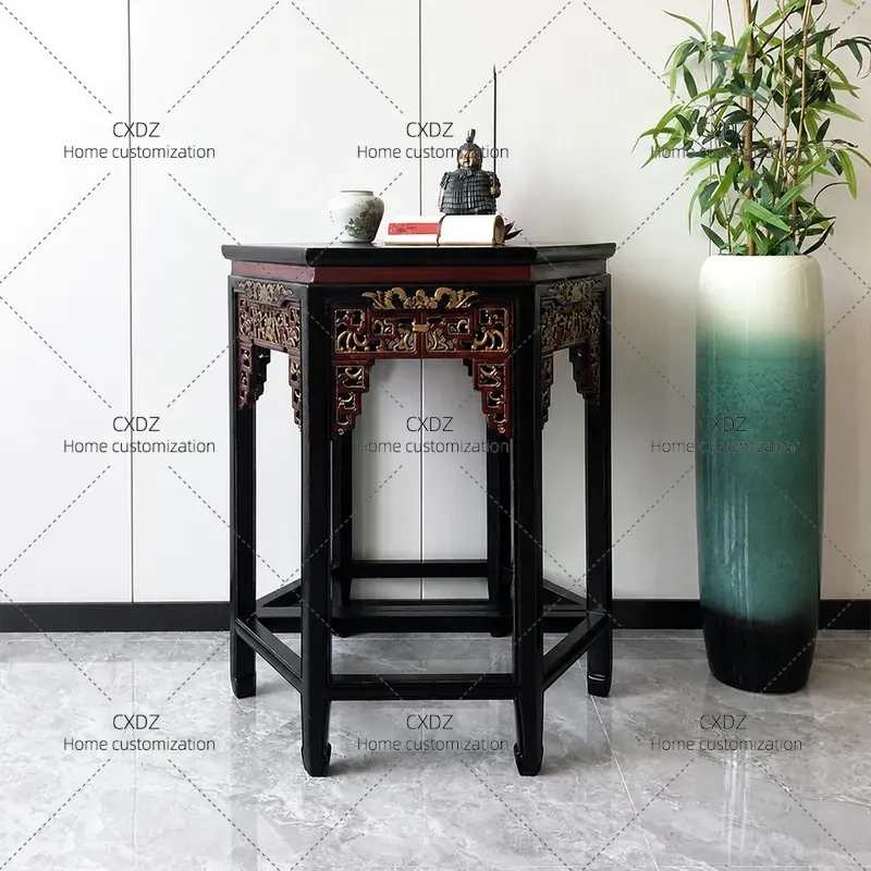 Meja Setengah Bulan Heksagonal - Half Moon Crescent ulasan dan harga