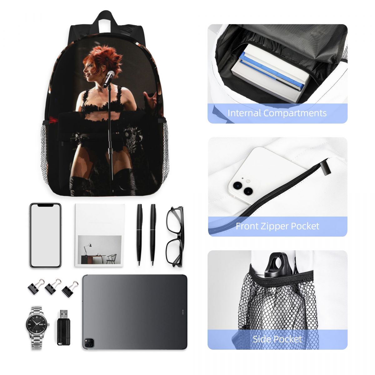 Mylene Farmer Ransel Pelajar L - Women Bags Farmers ulasan dan harga