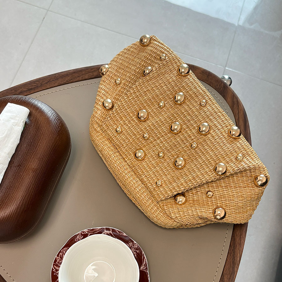Tas clutch anyaman jerami gaya - Women'S Bags Holiday ulasan dan harga