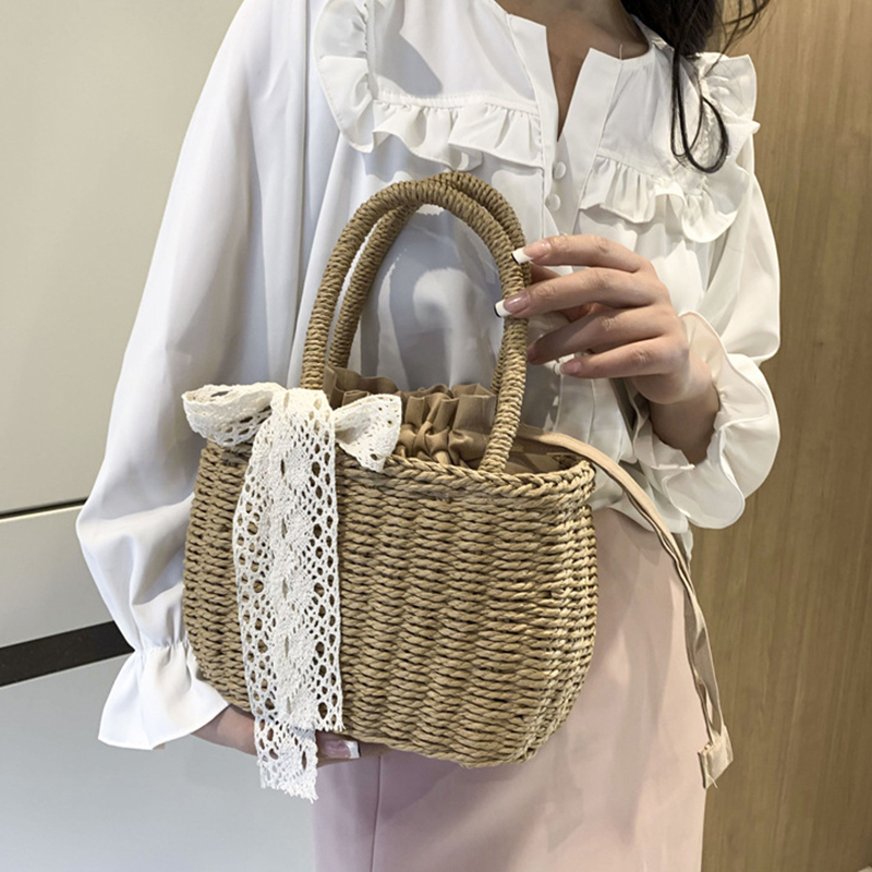 Tas Tangan Serut Anyaman Jeram - Women'S Bags Holiday ulasan dan harga