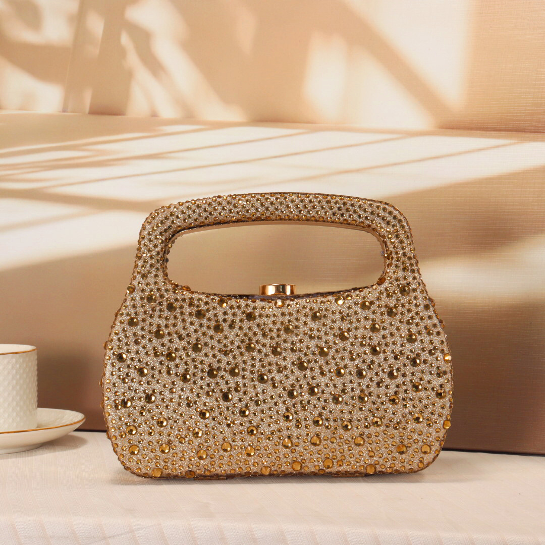 Tas malam mewah berkilauan ema - Women Bags Gold ulasan dan harga