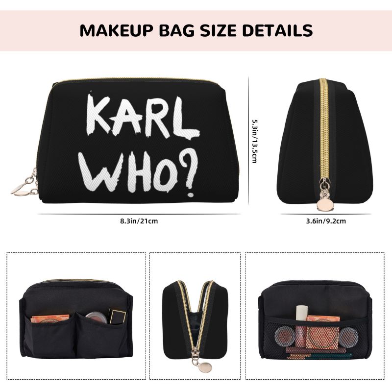 Karl Who Print Tas Makeup Kuli - Women'S Karl Bags ulasan dan harga