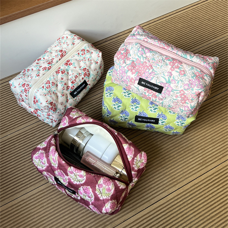 Tas Kosmetik Vintage Floral 20 - Women Vanity Bags ulasan dan harga