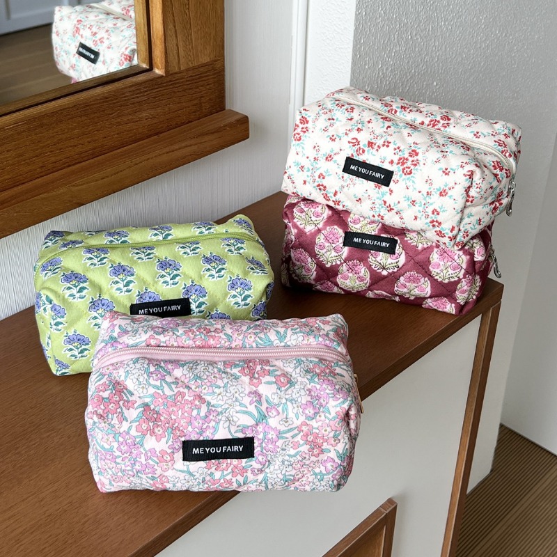 Tas Kosmetik Vintage Floral 20 - Women Vanity Bags ulasan dan harga