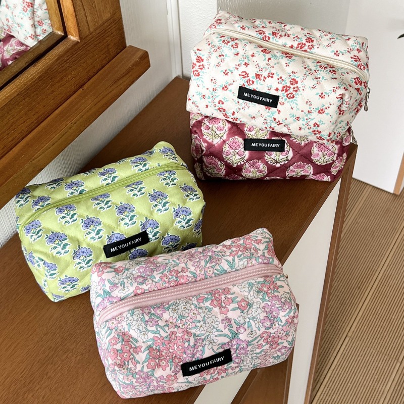 Tas Kosmetik Vintage Floral 20 - Women Vanity Bags ulasan dan harga