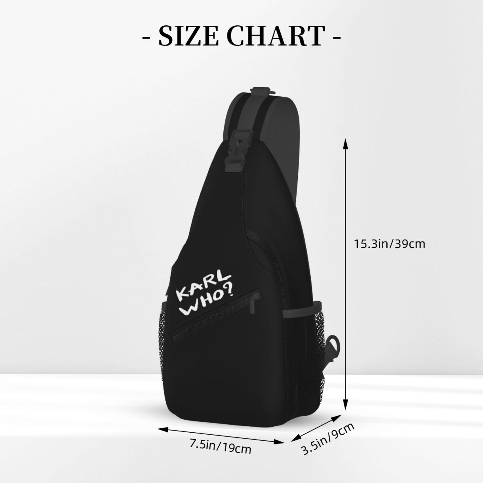 Karl Who Text Pattern Chest Ba - Women'S Karl Bags ulasan dan harga