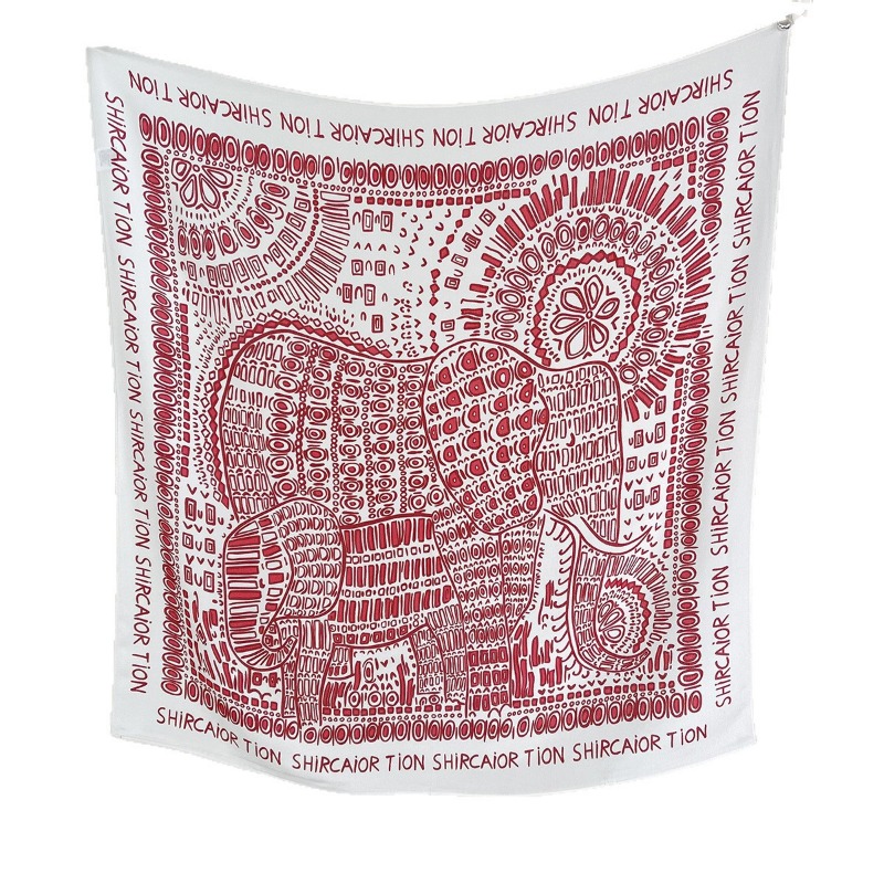 Syal Persegi Mandala Gajah Sut - Women'S Bags Holiday ulasan dan harga