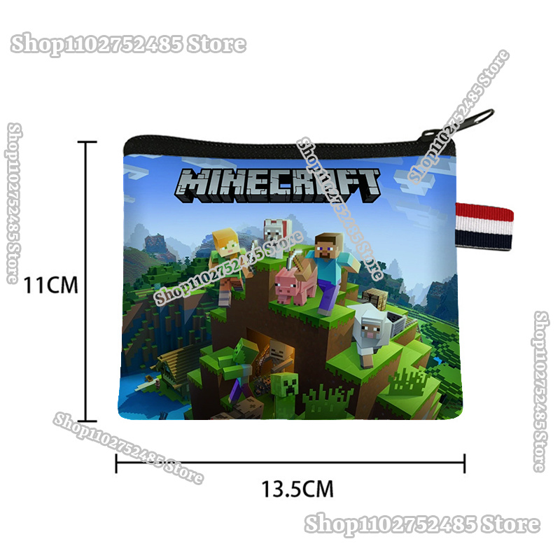 Pixels Block Coin Purse Miner  - Women Bags And Purses ulasan dan harga