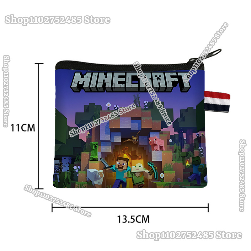 Pixels Block Coin Purse Miner  - Women Bags And Purses ulasan dan harga