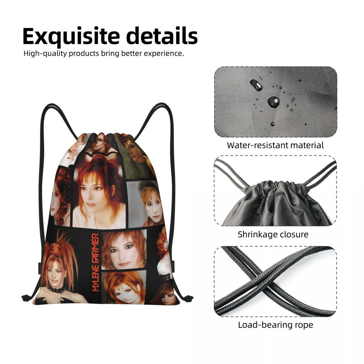 Tas Ransel Serut Custom Mylene - Women Bags Farmers ulasan dan harga