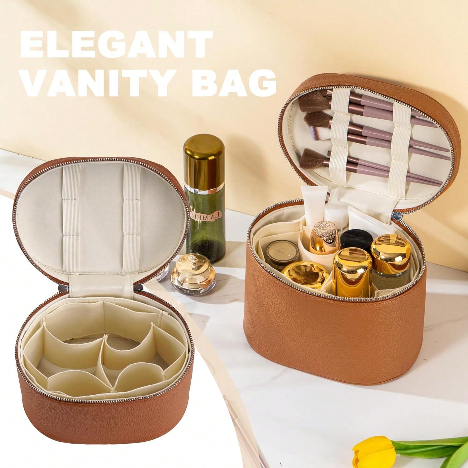 Tas Makeup Travel dengan Sekat - Women Vanity Bags ulasan dan harga