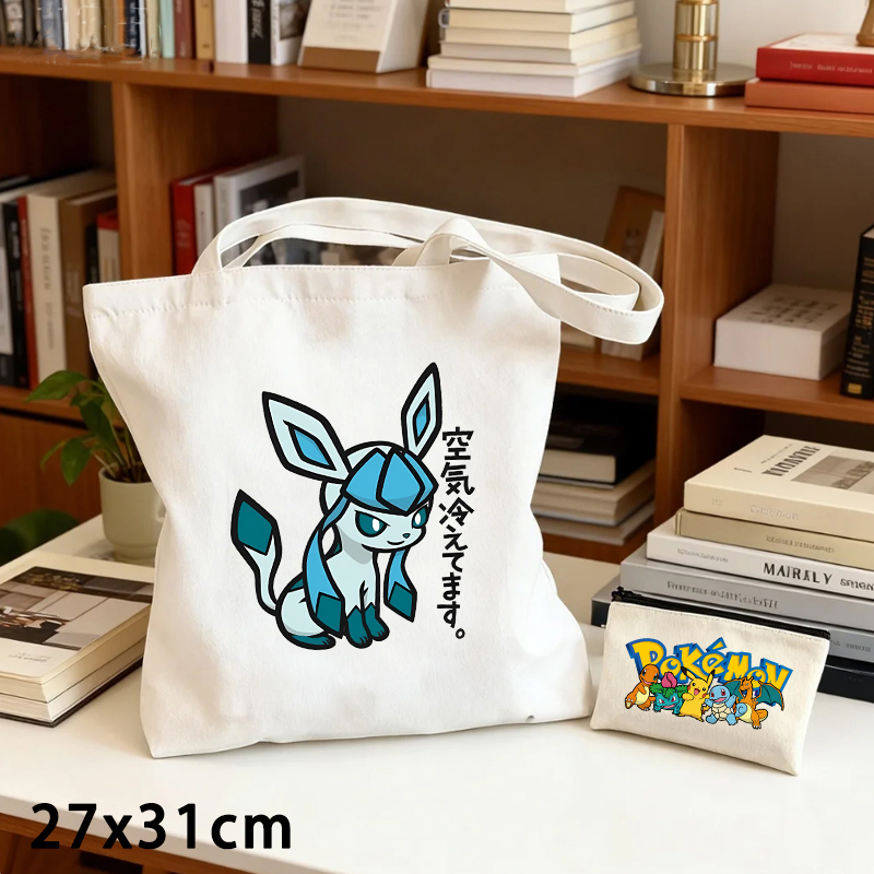 2PCS Set Tas Kanvas Pokemon da - Women Bags And Purses ulasan dan harga