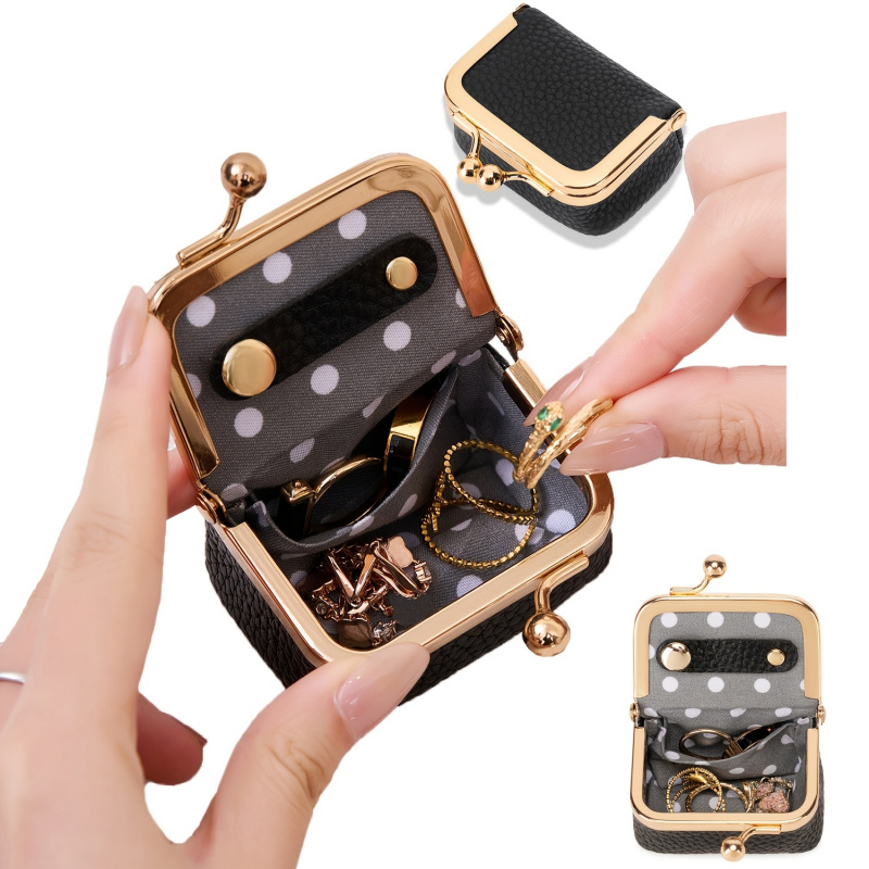 Dompet Koin Kulit Mini – denga - Women Bags Gold ulasan dan harga