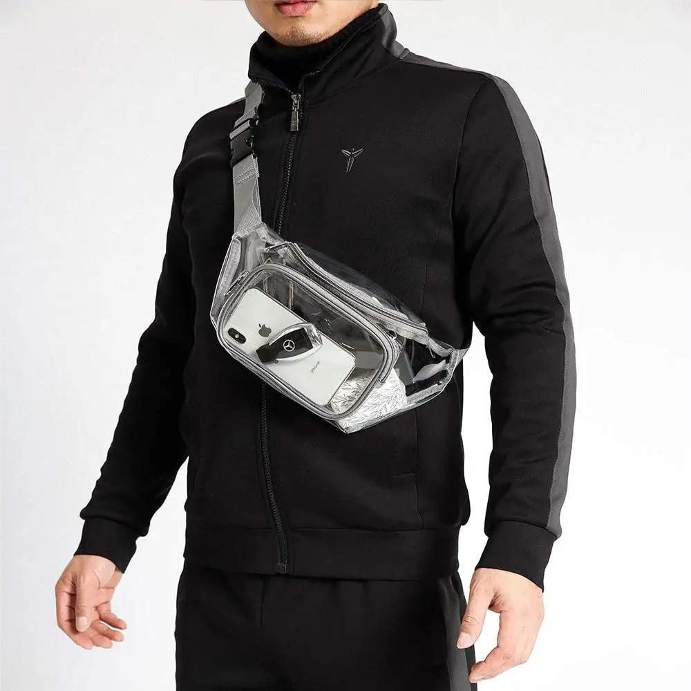 Tas Pinggang Transparan PVC Mu - Women Bags Pack ulasan dan harga