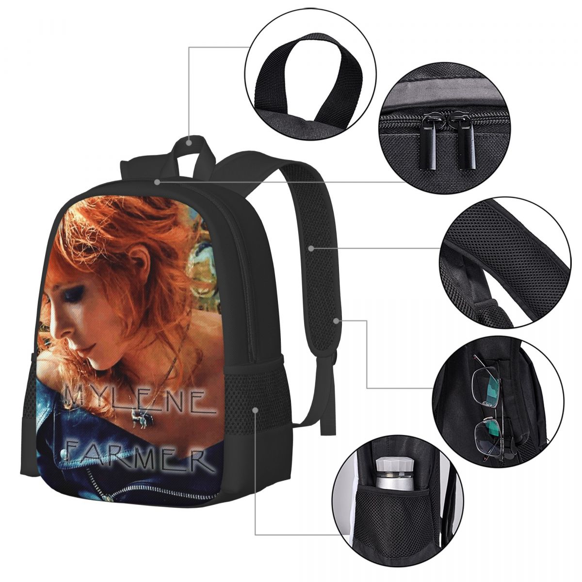 Mylene Farmer French Singer Ba - Women Bags Farmers ulasan dan harga