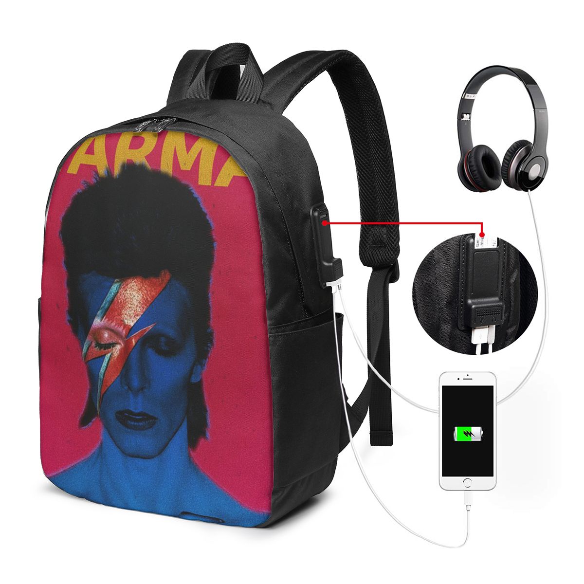 Davids Bowied Backpack Travel  - Women'S Bag ulasan dan harga
