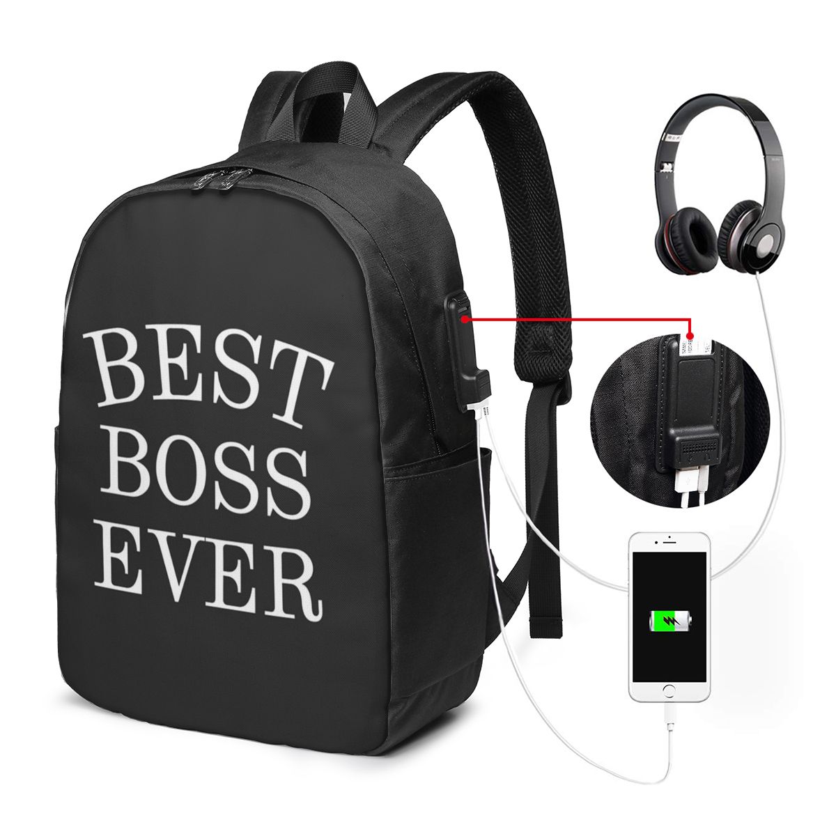 Tas Ransel Lady Best Boss Ever - Women'S Bag ulasan dan harga