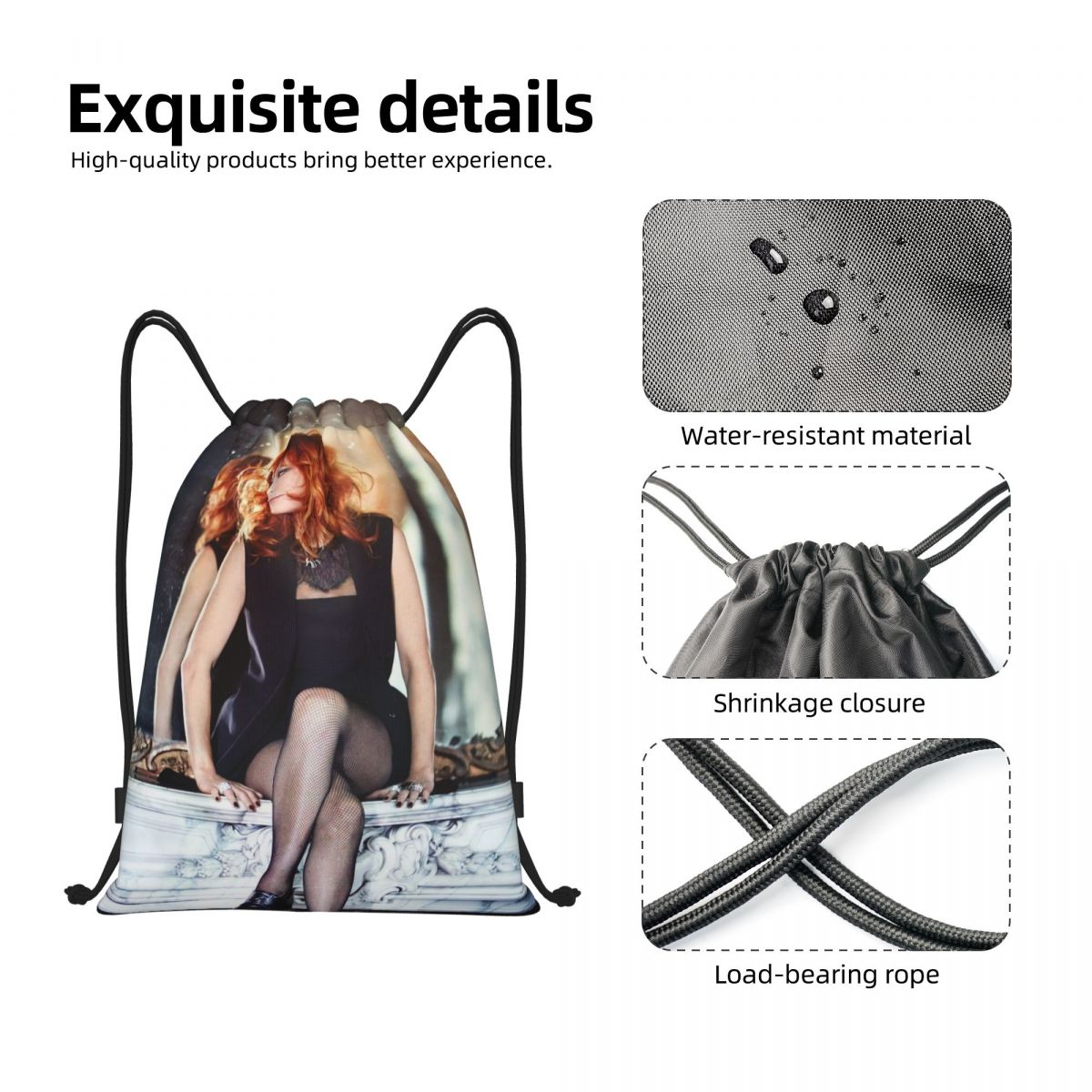Tas Ransel Serut Mylene Farmer - Women Bags Farmers ulasan dan harga