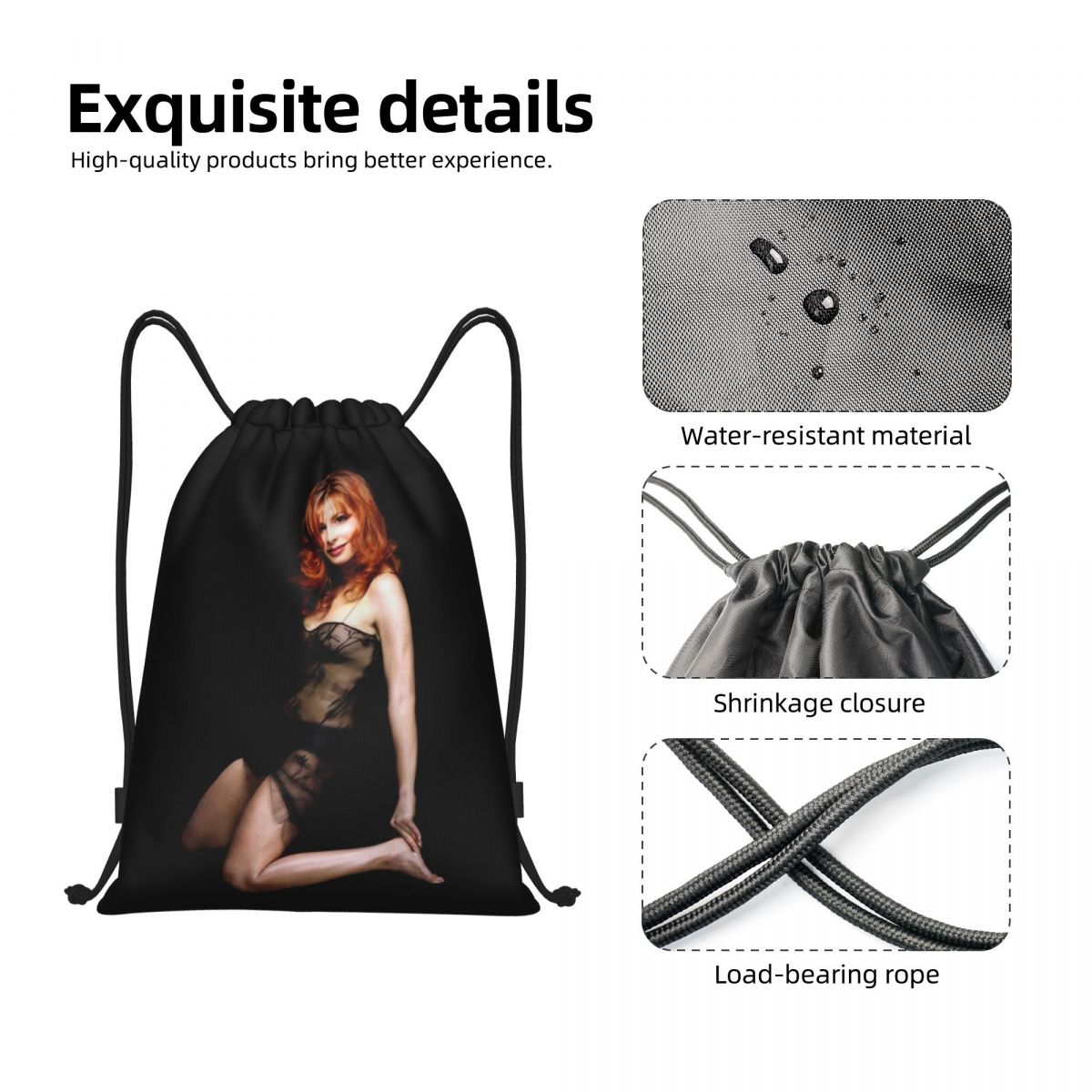 Tas Ransel Serut Mylene Farmer - Women Bags Farmers ulasan dan harga